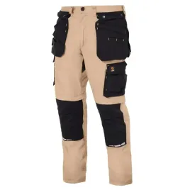 spodnie-robocze-monterskie-meskie-2w1-krotkie-spodenki-odpinane-khaki