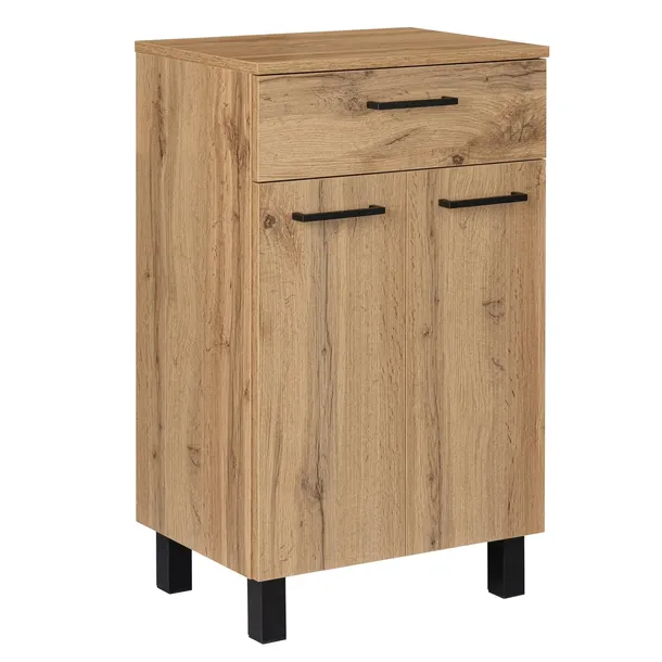 Komoda łazienkowa szafka słupek łazienkowy do łazienki dąb wotan loft 50 cm