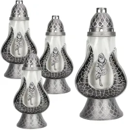 znicz-szklany-z-wkladem-48h-bispol-4060-roza-30cm-srebrny