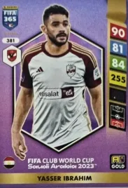 panini-fifa-365-2025-gold-fifa-club-world-cup-381-yasser-ibrahim-al-ahly