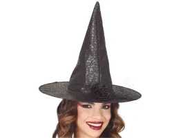 kapelusz-czarownicy-z-kwiatem-czarny-czarna-38-cm-halloween-czarodziejka
