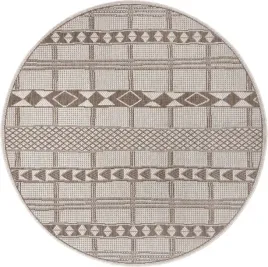 dywan-okragly-na-taras-160cm-plasko-tkany-bezowo-kremowy-wzor-boho