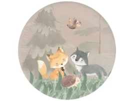 talerzyki-lesne-zwierzatka-lisek-18cm-6szt