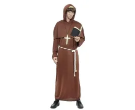 stroj-mnich-mnicha-zakonnnik-brazowy-klasztor-przebranie-halloween