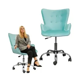 fotel-obrotowy-biurowy-bella-welur-mietowy-velvet