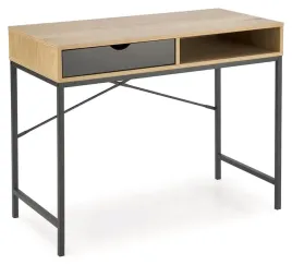 biurko-b50-naturalny-czarny-stelaz-styl-industrialny-halmar