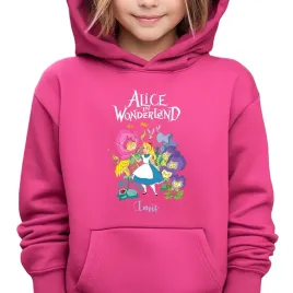 bluza-dziecieca-malinowa-kaptur-prezent-alice-in-wonderland-imie-wzory-104