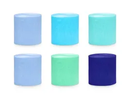 krepa-5cm-10m-zestaw-6-szt-mix-niebiesko-zielony-krepy-niebieska-zielona