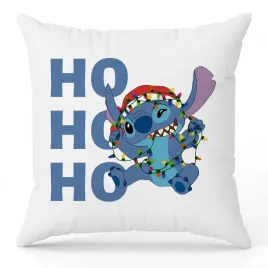poduszka-40x40-biala-ho-ho-ho-stitch-na-prezent-swiateczne-wzory