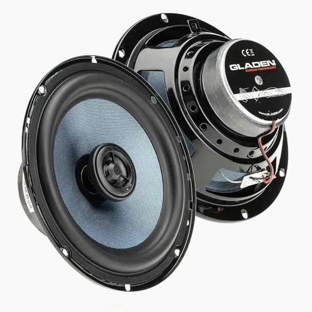 Głośniki samochodowe COAX Gladen Alpha 165C 3 Ohm 75W RMS! 165mm