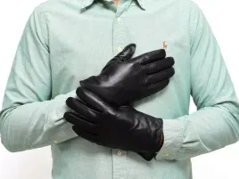 rekawiczki-skorzane-meskie-czarne-ocieplane-skora