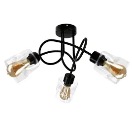 lampa-wiszaca-sufitowa-led-zawijana-3x-e27-zwijany-kwadrat-przezroczysty