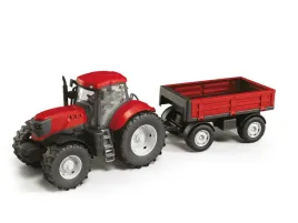 traktor-dla-dzieci-czerwony-z-przyczepa-skala-1-16