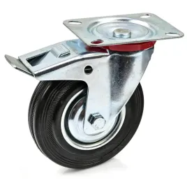 obrotowe-kolo-skretne-stalowe-z-hamulcem-guma-125mm-do-wozka-100kg