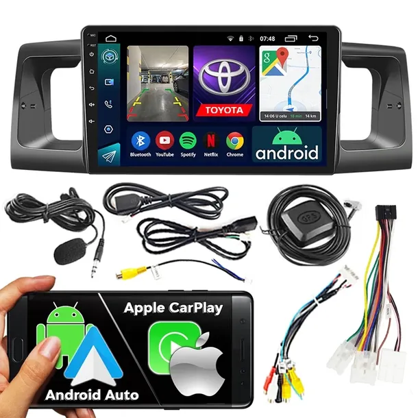 RADIO SAMOCHODOWE NCS RS-305 TOYOTA COROLLA E12 2001-2009 ANDROID NAWIGACJA