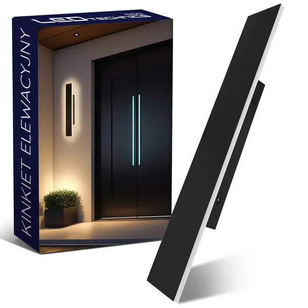 Lampa Elewacyjna Ścienna 18W LED CCD Kinkiet Zewnętrzny Ogrodowy IP65 60cm