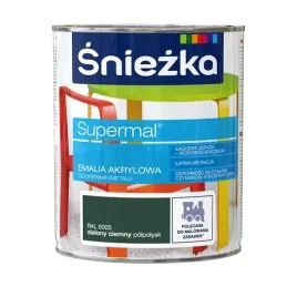 sniezka-supermal-emalia-akrylowa-zielony-ciemny-ral-6005-polpolysk-08l