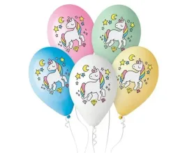 balony-lateksowe-jednorozec-magiczna-noc-5-sztuk-30-cm-urodziny