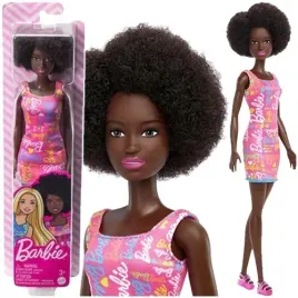 barbie-lalka-stylowa-ciemnoskora-w-sukience-afro-ubranko-mattel