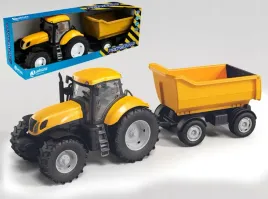 traktor-zolty-z-wywrotka-skala-1-16-skretne-kola-otwierana-maska-i-drzwi