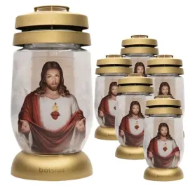 zloty-znicz-bolsius-z-jezusem-tradycyjny-na-grob-6szt-wklad-gratis