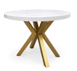 stol-zloty-metal-marmur-bialy-okragly-o90-rozkladany-do-190-cm-marble