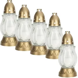 znicze-szklane-bezbarwne-255cm-z-wkladem-30h-palenia-bispol-5-sztuk