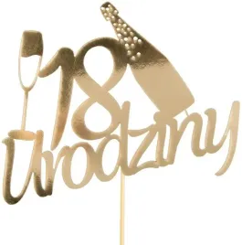 topper-na-tort-18-urodziny-osiemnastka-zloty-26-cm
