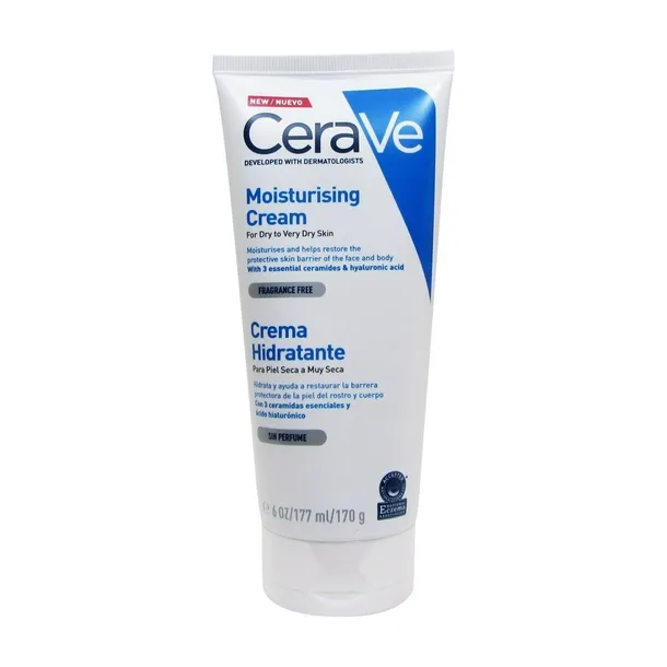 CeraVe Krem Nawilżający Do Skóry Suchej i Bardzo Suchej 177 ml