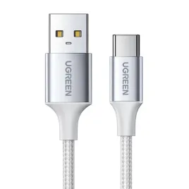 kabel-ugreen-us288-60130-usb-a-usb-c-qc-3-0-3a-0-5m-bialy