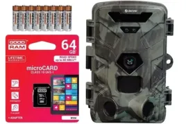 zestaw-fotopulapka-denver-wct-8016-4k-karta-pamieci-64gb-baterie-aa