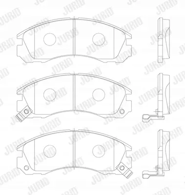 klocki-ham-prz-mitsubishi-pajero-91-numer-katalogowy-czesci-572370j