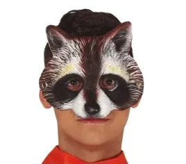 maska-szop-szopa-piankowa-zwierze-zwierzak-lesny-brazowy