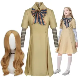 stroj-kostium-przebranie-sukienka-megan-m3gan-lalka-halloween-134-140-cm