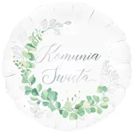 balon-komunia-swieta-eukaliptus-srebrny-hel-45-cm