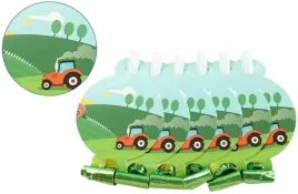 gwizdki-urodzinowe-farma-tarktor-rolnik-6-sztuk-trabki-urodziny-wies-owce