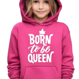 bluza-dziecieca-z-kapturem-104-cm-malinowa-born-to-be-queen-ciekawe-wzory