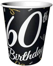 kubeczki-czarne-60th-birthday-60-tka-urodziny-6szt