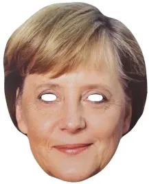 maska-papierowa-angela-merkel-niemcy-rfn-polityka