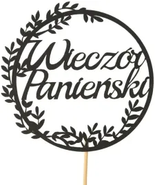topper-na-tort-kolo-wieczor-panienski-czarny-28-cm
