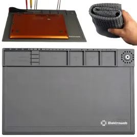 mata-serwisowa-silikonowa-do-lutowania-szara-duza