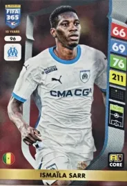 panini-fifa-365-2025-core-96-ismaila-sarr-olympique-marsylia