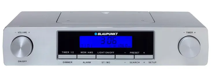 Radio sieciowo-bateryjne FM Blaupunkt KR12SL ZEGAR LCD LED ALARM DO MONTAŻU