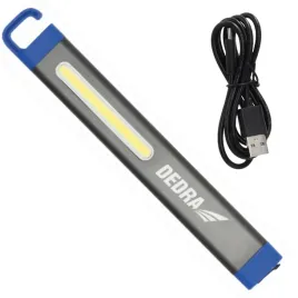 dedra-latarka-slim-cob-led-250lm-haczyk-magnes-usb-c-l0910