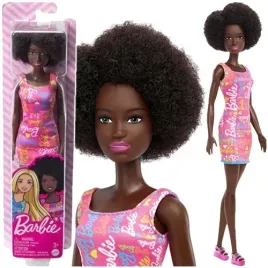 barbie-lalka-stylowa-ciemnoskora-w-sukience-afro-ubranko-mattel