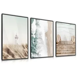 zestaw-x3-plakat-w-ramie-latarnia-morze-plaza-styl-boho-do-salonu-30x40