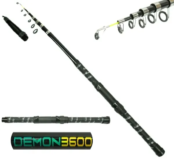 wędka teleskopowa DEMON hokkaido 3,0m 60-120g UNIWERSALNA grunt spławik