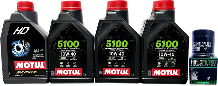 Olej filtr LONCIN XWOLF 700 Zestaw serwisowy MOTUL