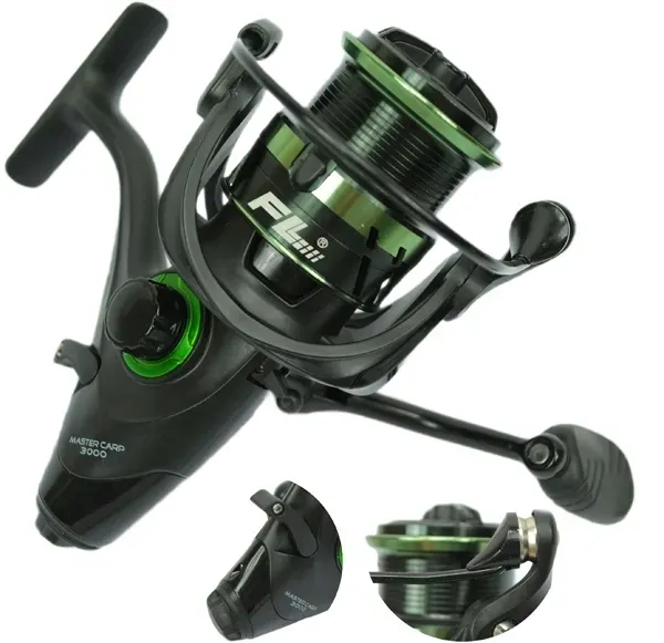 KOŁOWROTEK karpiowy FEEDER FL PRO Master Carp 5000, WOLNY BIEG, 8+1 łożysk