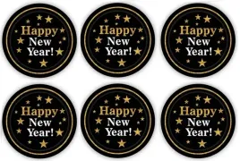 talerzyki-czarne-happy-new-year-sylwester-nowy-rok-6-sztuk-18-cm-gwiazdki